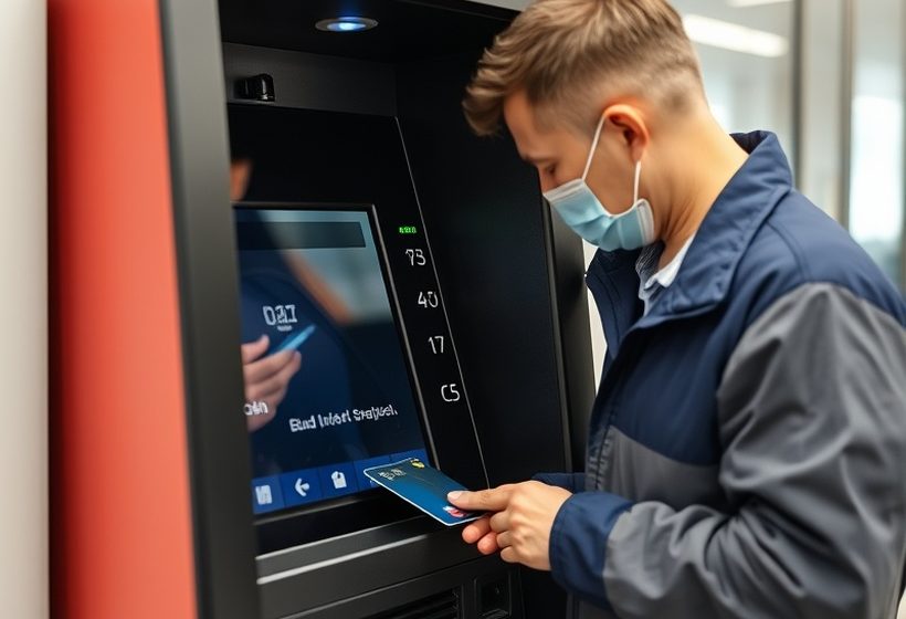 Security audit carried out on a self-service machine